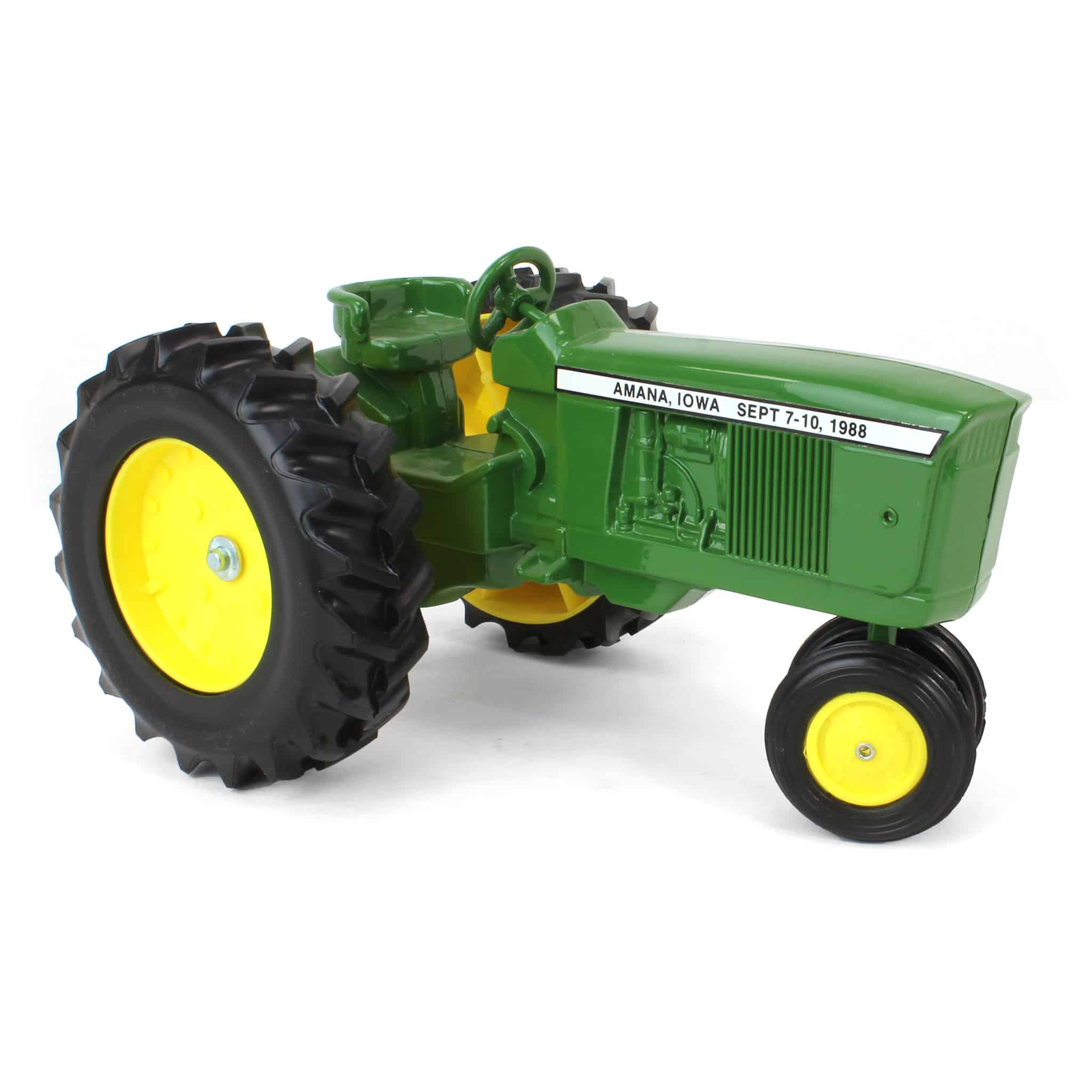 1/16 Green Tractor with Yellow Wheels by Scale Models, 1988 World AG Expo - Image 3