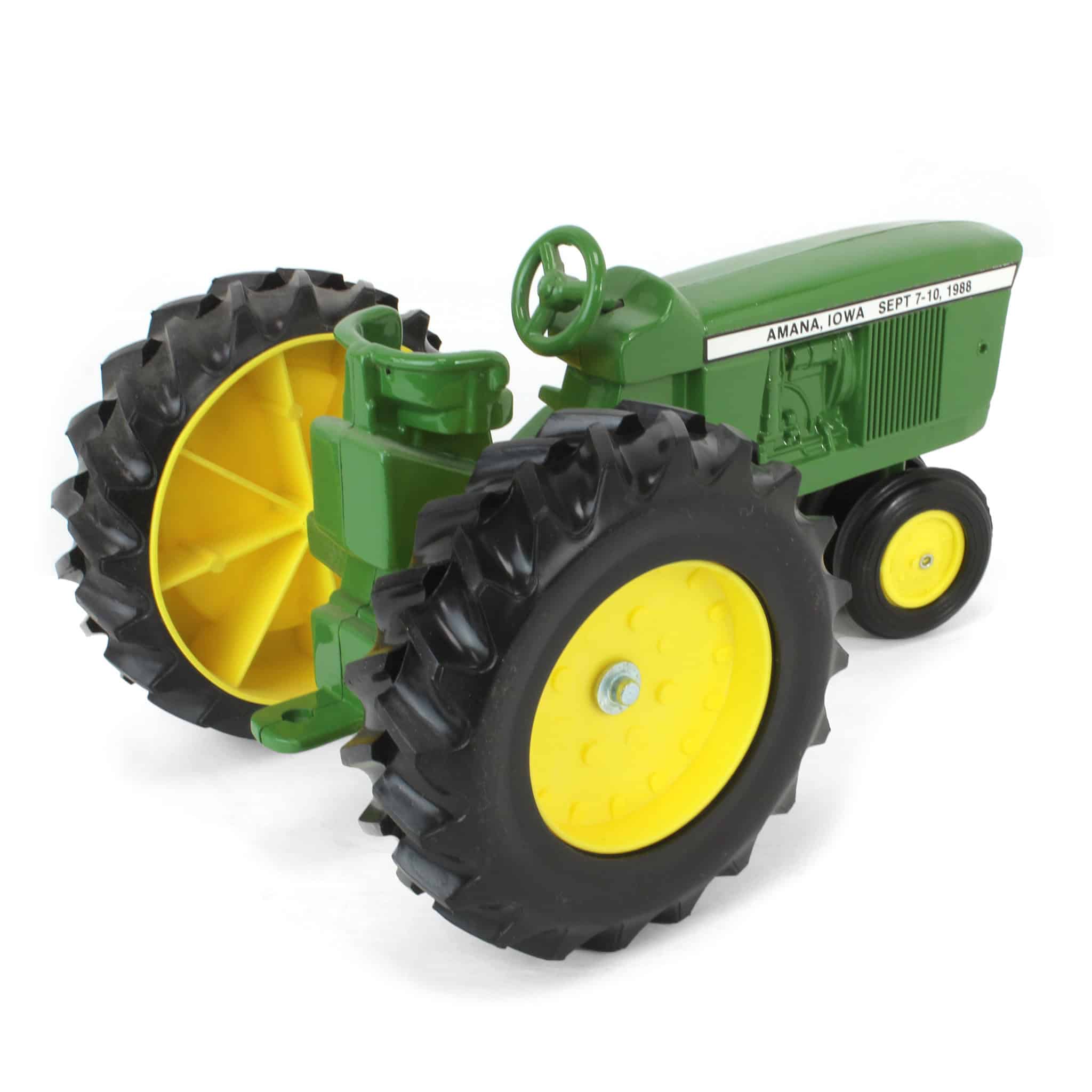 1/16 Green Tractor with Yellow Wheels by Scale Models, 1988 World AG Expo - Image 4