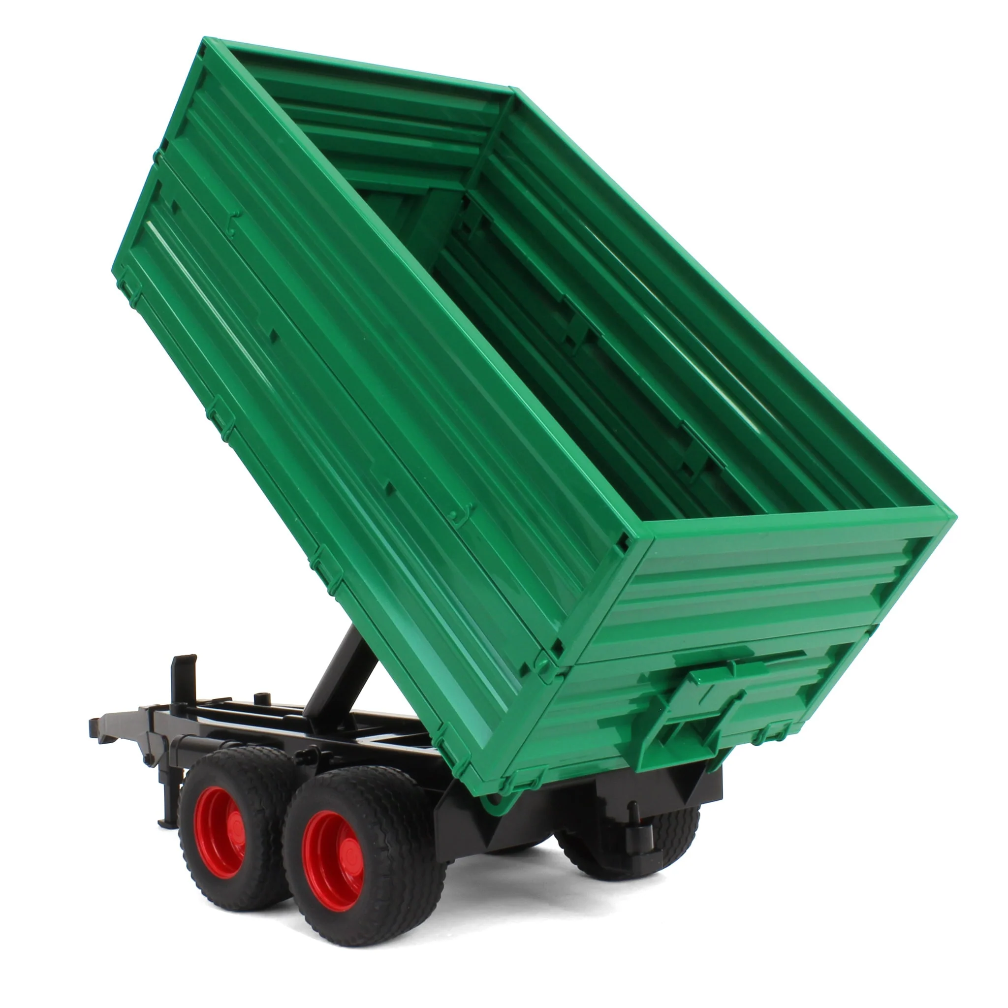 1/16 Green Tandem Axle Trailer by Bruder - Image 5