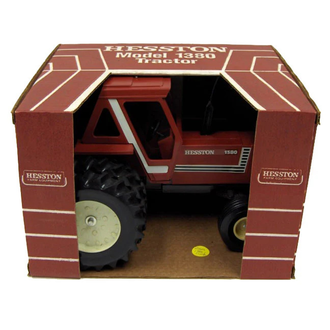 1/16 Hesston 1380 Tractor with Cab & Duals, Made in the USA by Scale Models