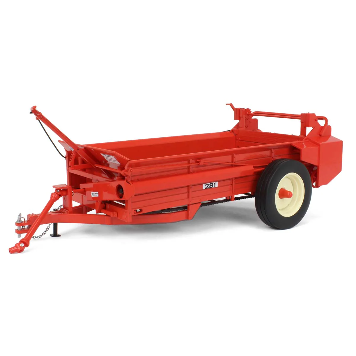 1/16 High Detail Allis Chalmers 281 Box Manure Spreader, 2022 Orange Spectacular Show - Image 2