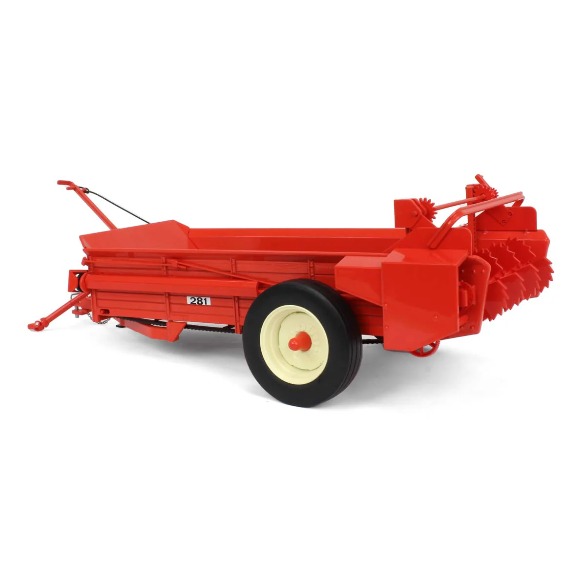 1/16 High Detail Allis Chalmers 281 Box Manure Spreader, 2022 Orange Spectacular Show - Image 3