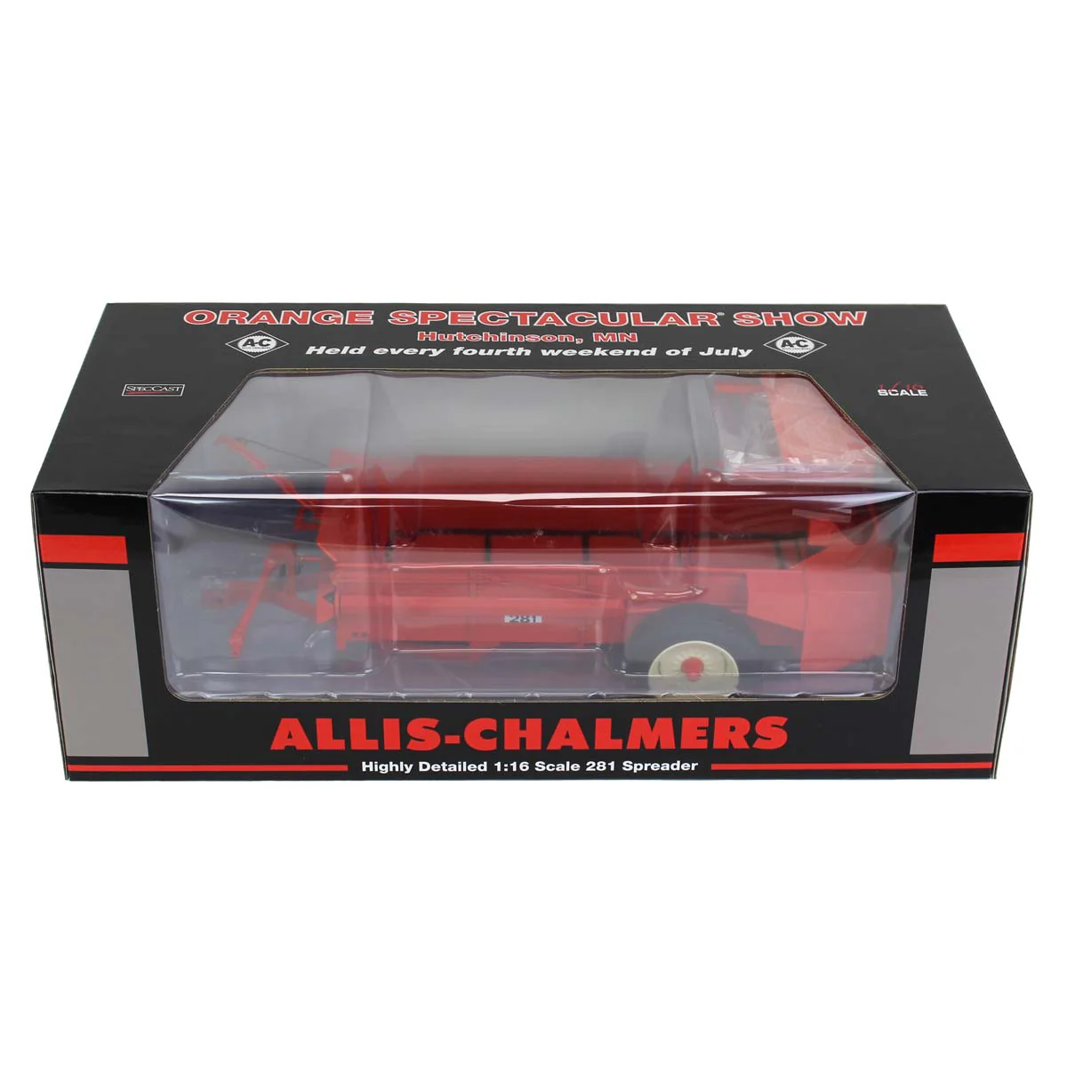 1/16 High Detail Allis Chalmers 281 Box Manure Spreader, 2022 Orange Spectacular Show - Image 5