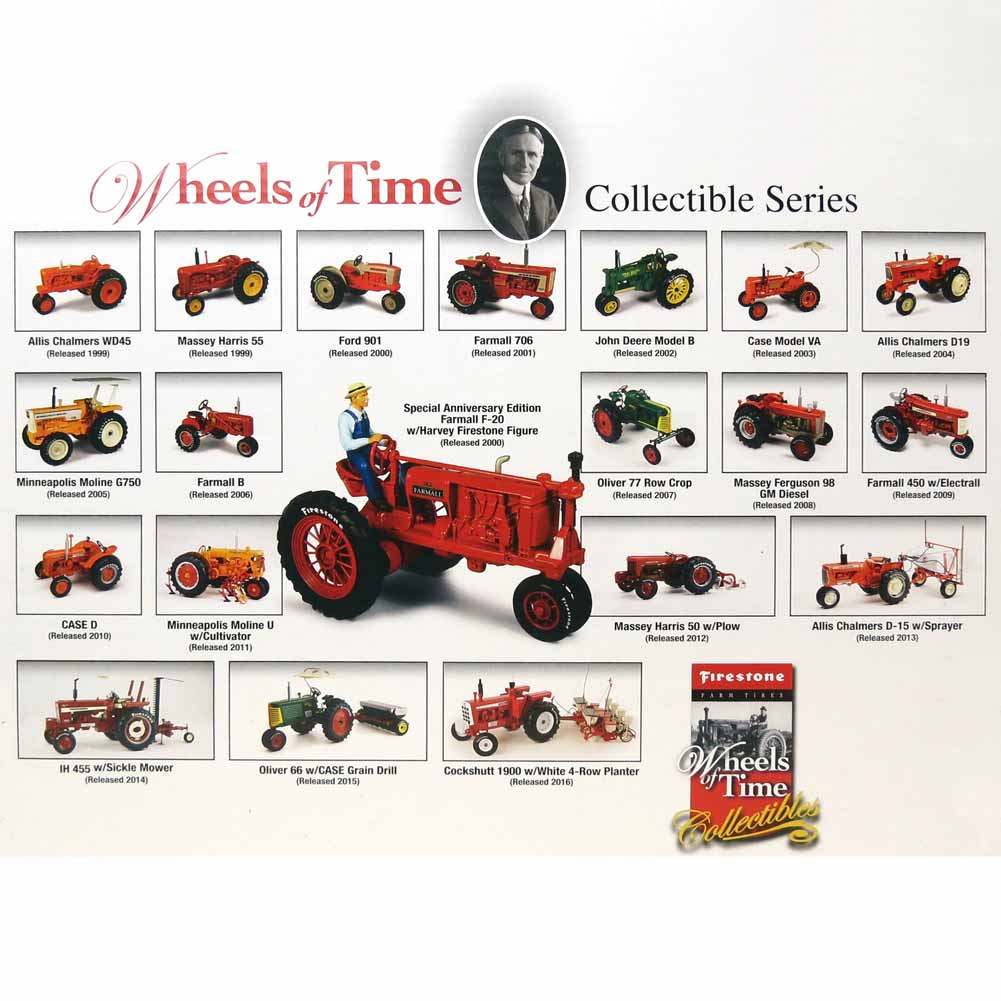 Set of (2) 1/16 IH McCormick Farmall Cubs with Firestone Tires - Image 8