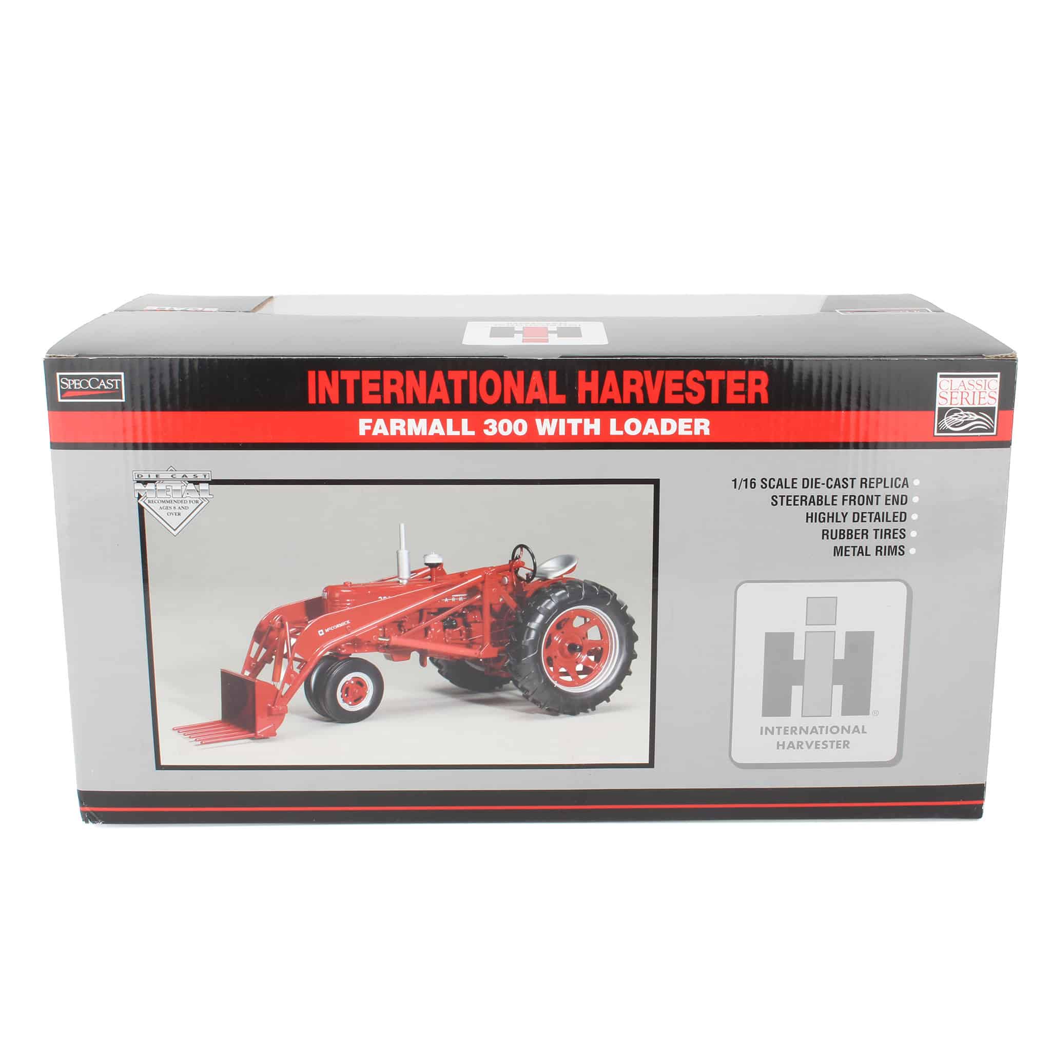 1/16 High Detail IH Farmall 300 Tractor with Loader by SpecCast - Image 2