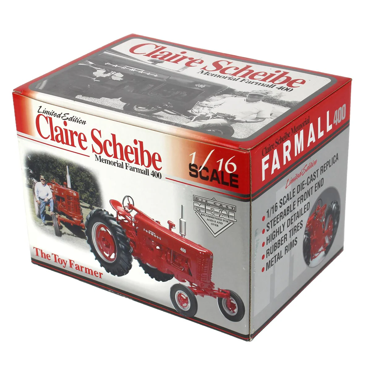 1/16 IH Farmall 400 Tractor SpecCast, Claire Scheibe Memorial Limited Edition, The Toy Farmer
