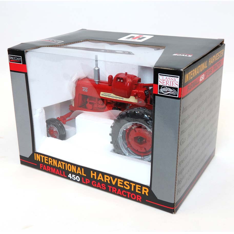 1/16 IH Farmall 450 LPG Tractor with Wide Front by SpecCast - Image 2