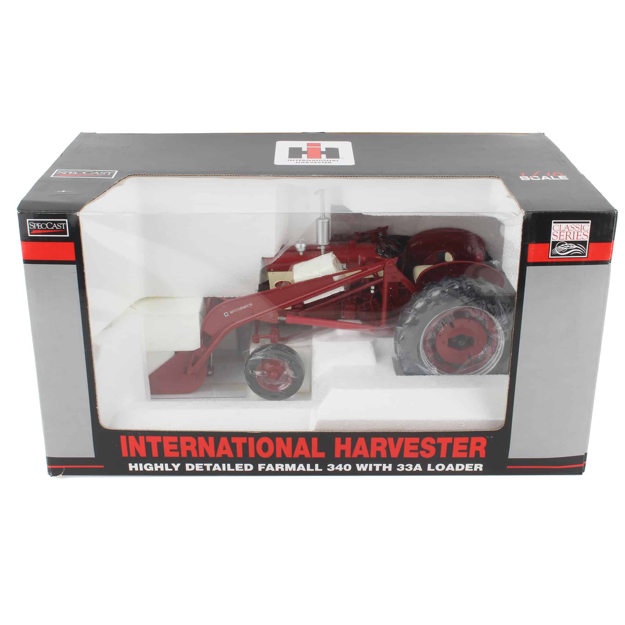 1/16 High Detail International Harvester McCormick Farmall 340 Tractor with 33A Loader by SpecCast