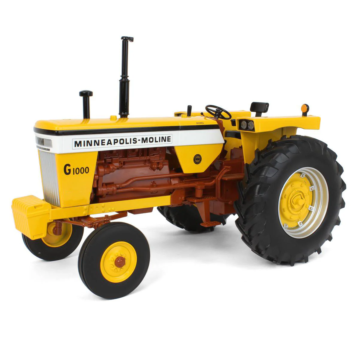 1/16 Minneapolis Moline G1000 Wide Front Tractor with Brown Belly by SpecCast