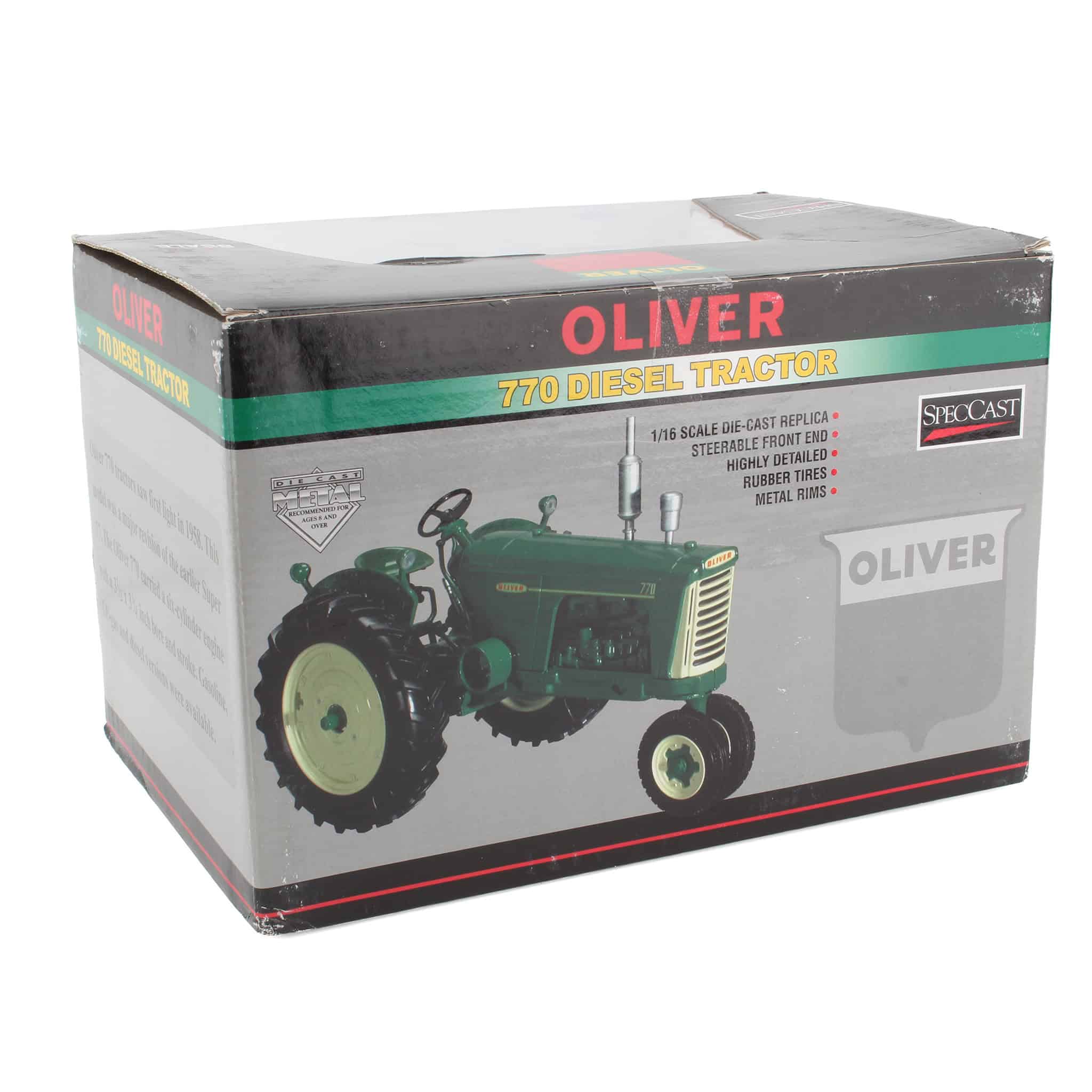 1/16 Oliver 770 Diesel Narrow Front Tractor by SpecCast - Image 2