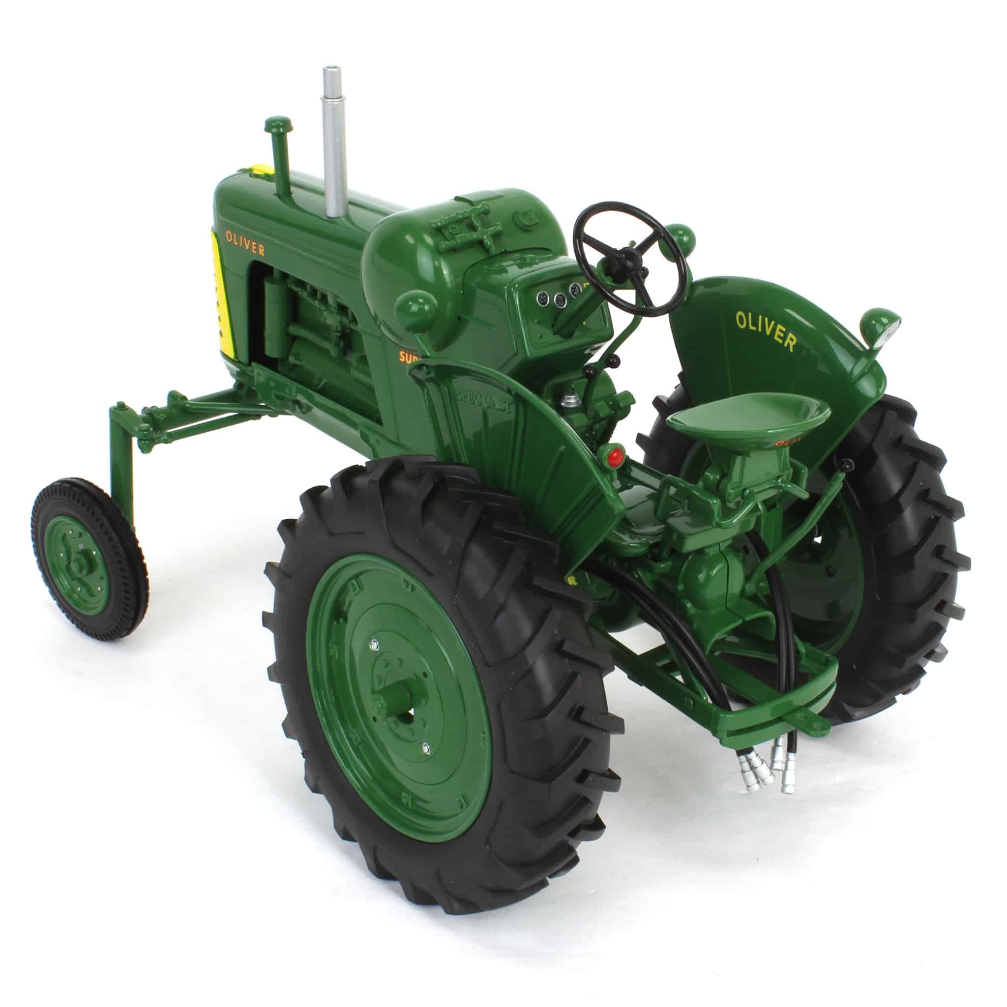 1/16 Oliver Super 77 High Crop LP-Gas Tractor with Green Wheels by SpecCast - Image 4