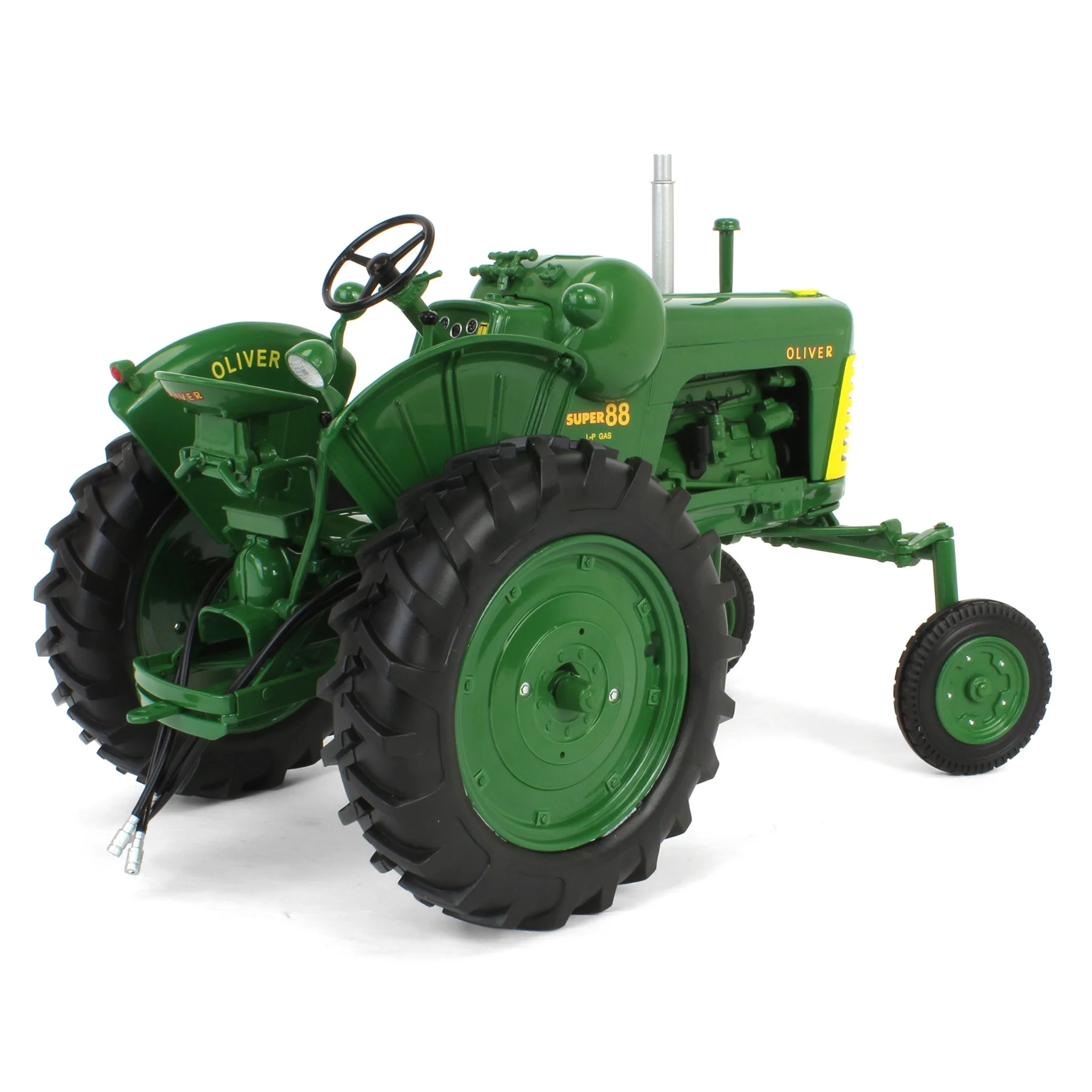 1/16 Oliver Super 88 Tractor, LP Gas High Crop with Green Wheels - Image 3