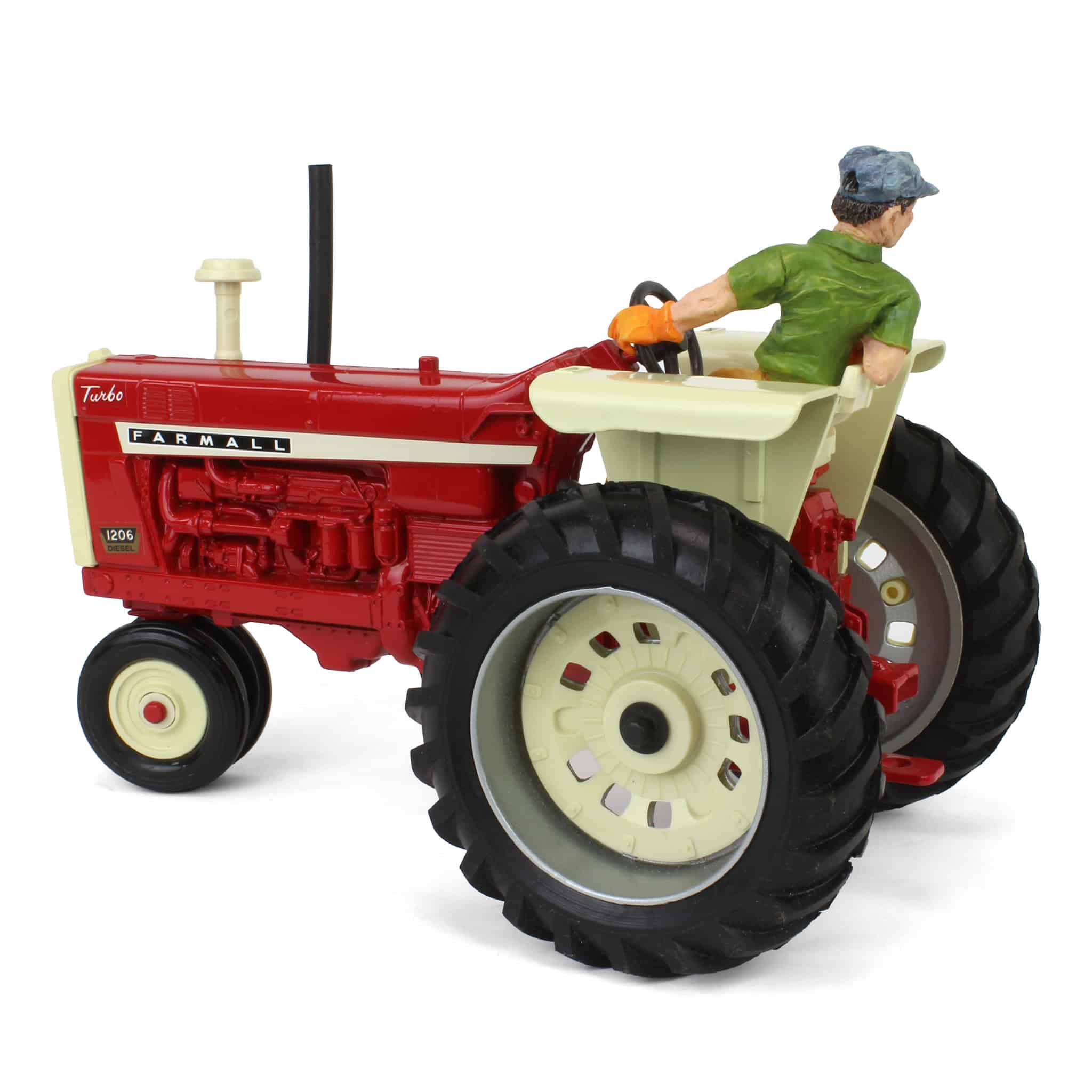 1/16 IH Farmall 1206 Tractor with Lowell Davis Figure with Foxfire Farms "Warren" Figurine by ERTL - Image 4