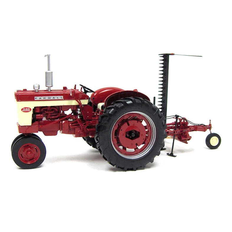 1/16 International Harvester Farmall 340 Gas Narrow Front Tractor with #31 Rear Mount Sickle Mower by SpecCast