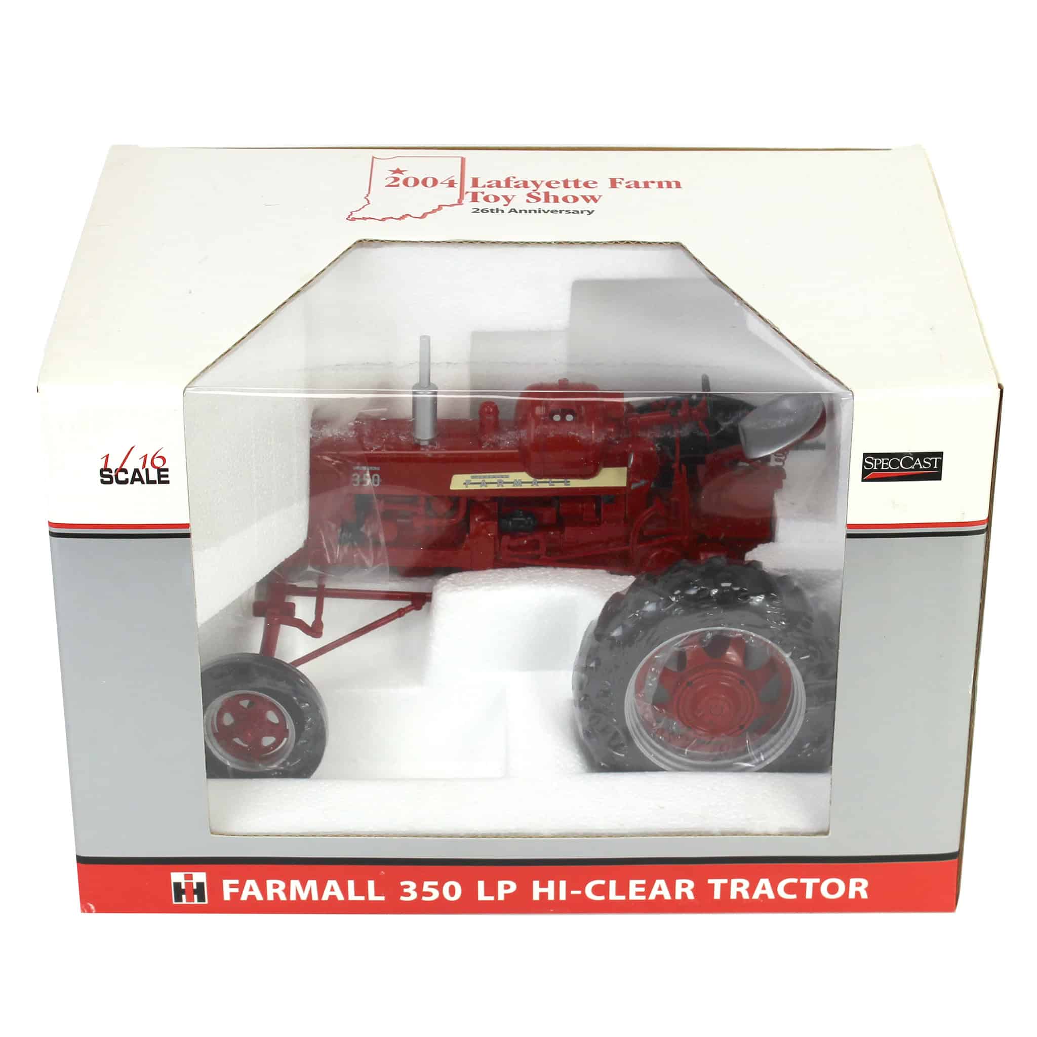 1/16 IH Farmall 350 LP Hi-Clear Tractor with Wide Front by SpecCast, 2004 Lafayette Farm Toy Show - Image 2