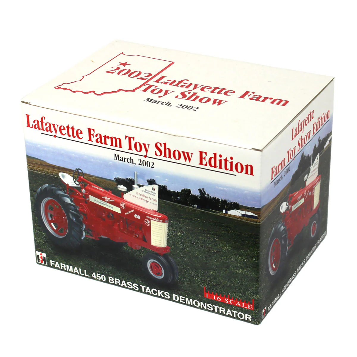 1/16 IH Farmall 450 Brass Tacks Demo Tractor by SpecCast, 2002 Lafayette Farm Toy Show