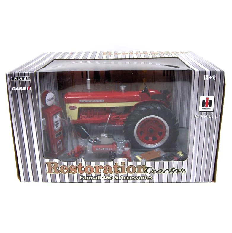 1/16 IH Farmall 460 Restoration Tractor Set with Accessories by ERTL - Image 2