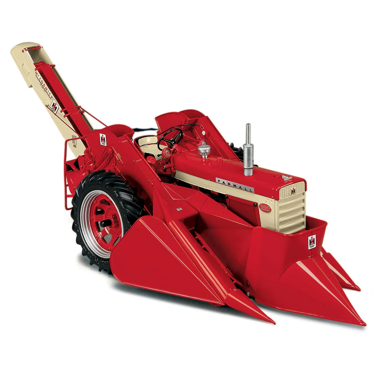 1/16 IH Farmall 560 Tractor with 2-MH Corn Picker, Precision Series #14 by ERTL