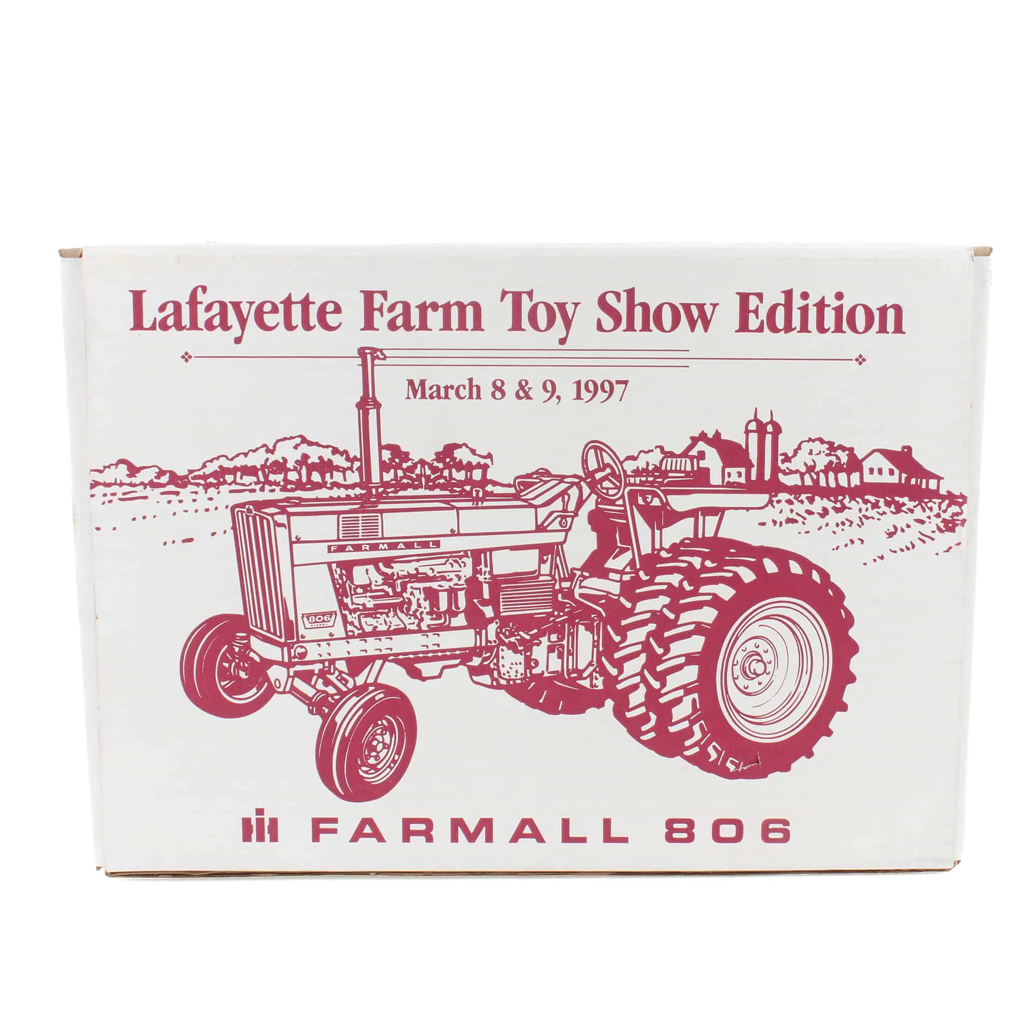 1/16 IH Farmall 806 Tractor with Duals by ERTL, 1997 Lafayette Farm Toy Show