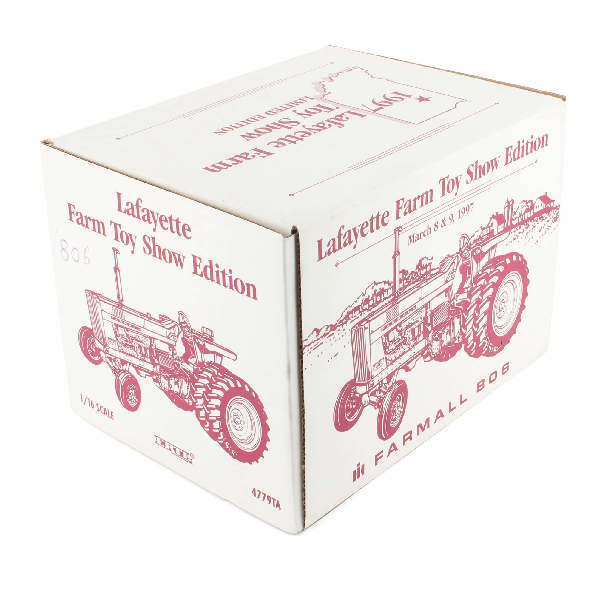 1/16 IH Farmall 806 Tractor with Duals by ERTL, 1997 Lafayette Farm Toy Show - Image 2