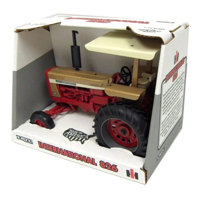 1/16 IH Farmall 826 Gold Demo Tractor by ERTL, 1995 Collector Edition