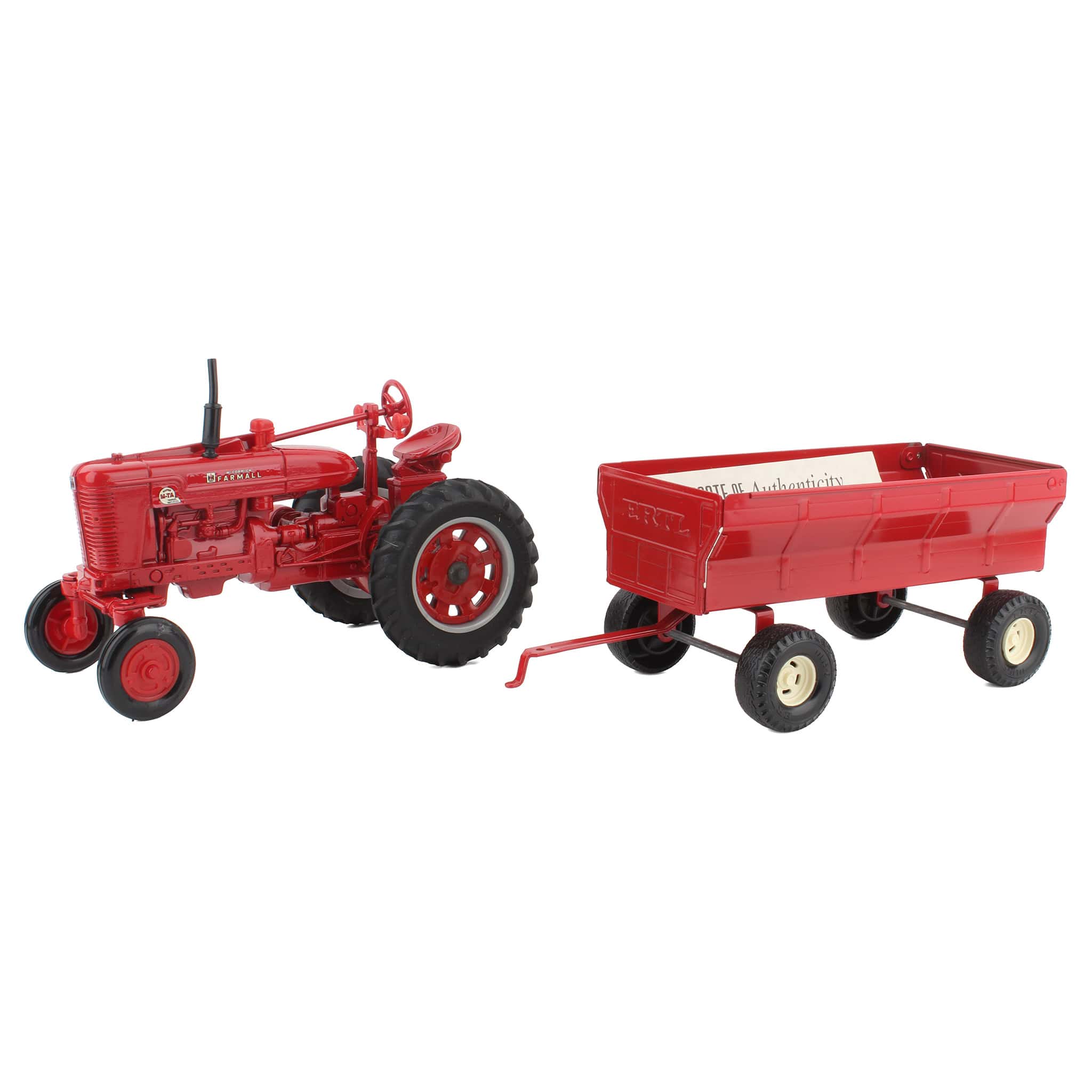 1/16 IH Farmall Super MTA Tractor & Wagon, 1996 Wisconsin Farm Progress Days - Image 2