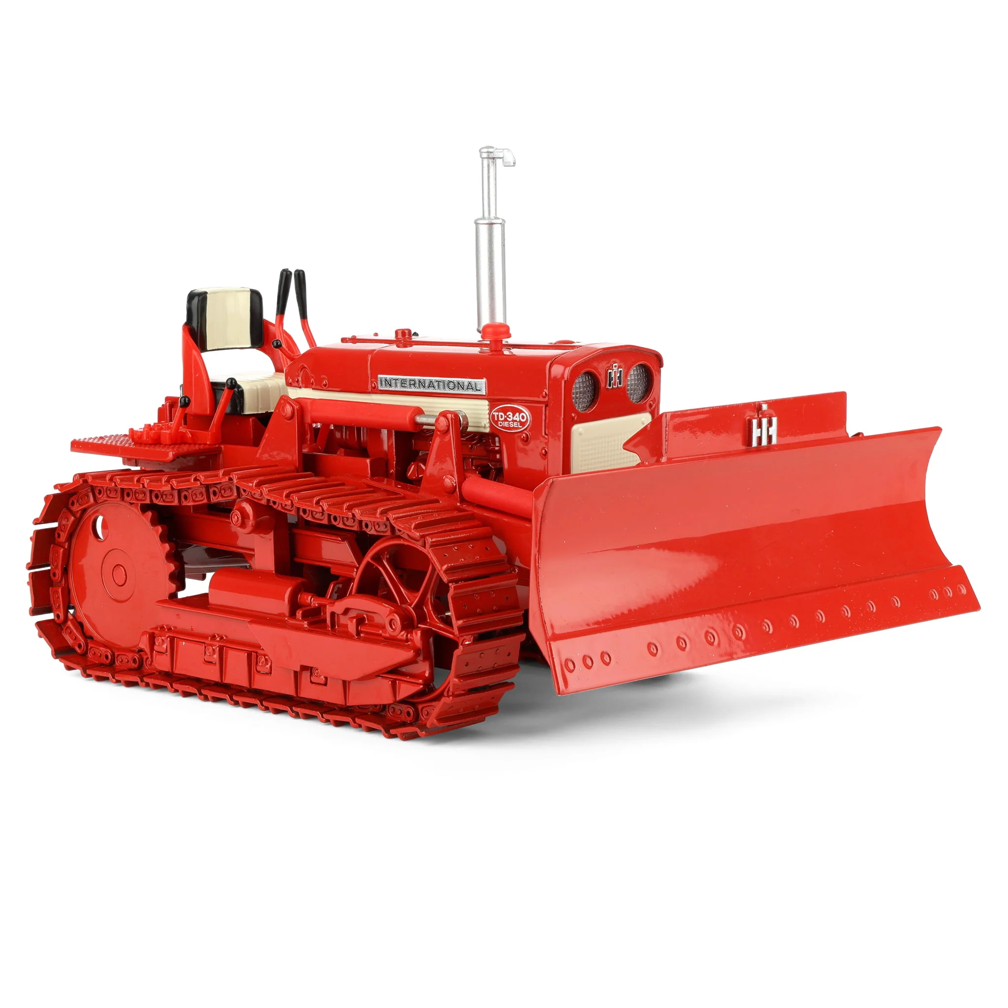 1/16 IH TD-340 Bullgrader with Blade by ERTL, 1999 Summer Farm Toy Show - Image 2