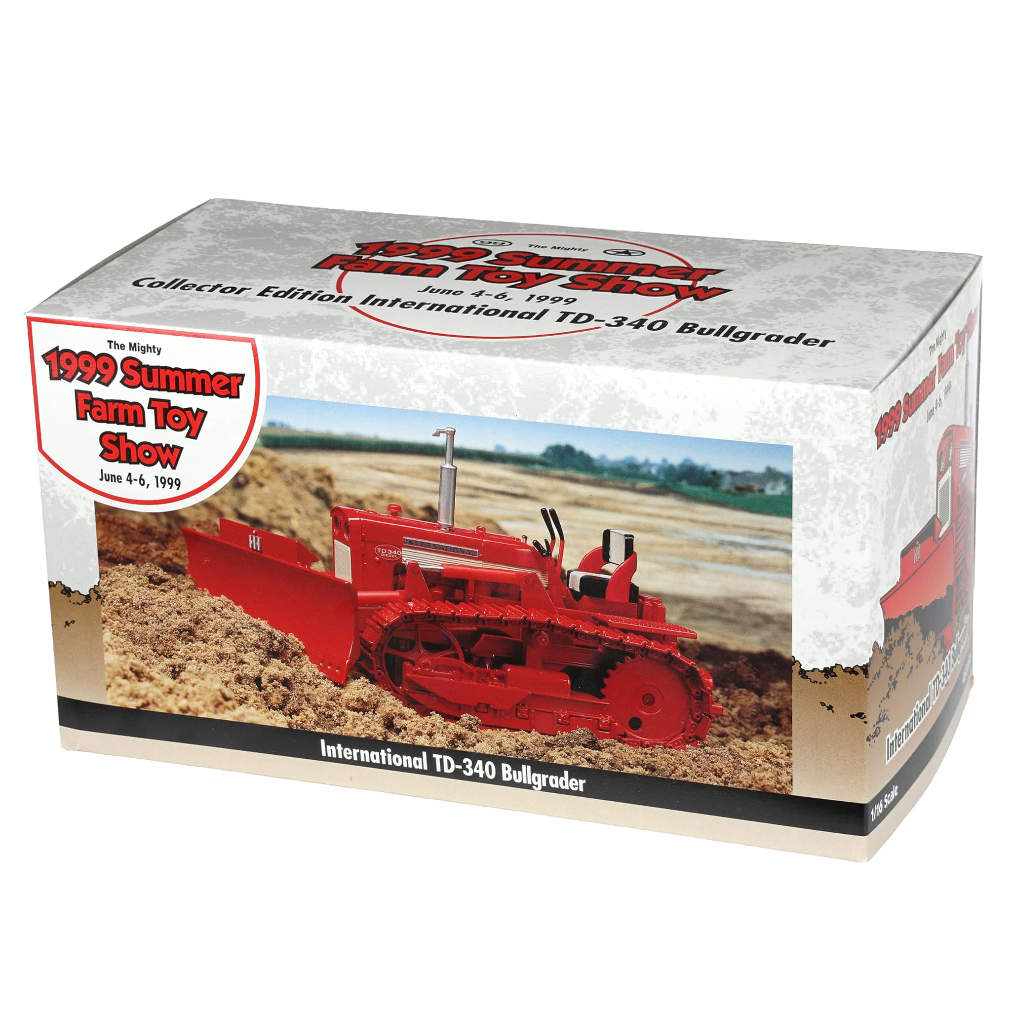 1/16 IH TD-340 Bullgrader with Blade by ERTL, 1999 Summer Farm Toy Show - Image 7