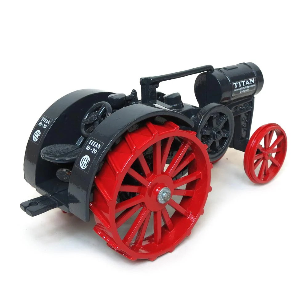 1/16 IHC 10-20 Titan Gray Metal Tractor, Made in the USA - Image 2