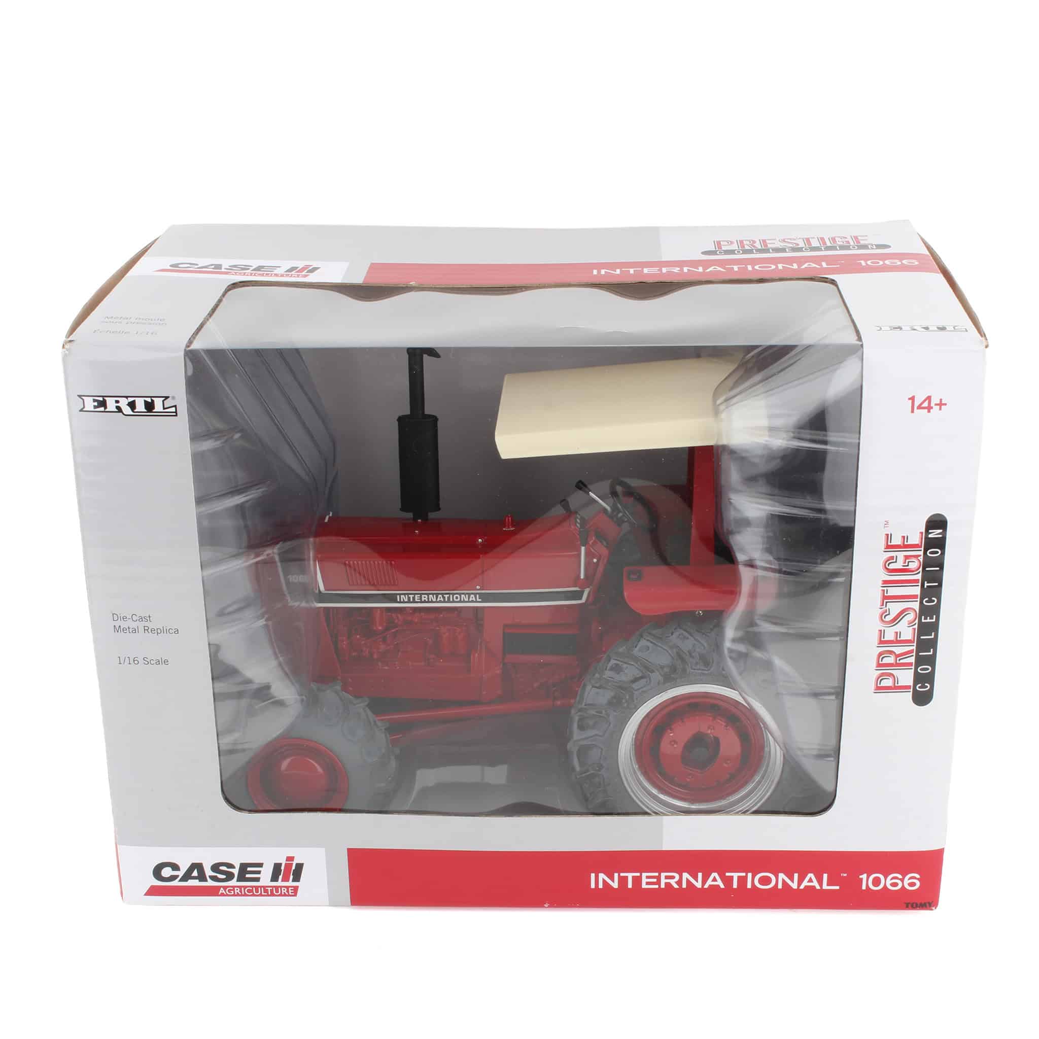 1/16 International 1066 Tractor with Black Stripe and MFD, Prestige Collection by ERTL - Image 2