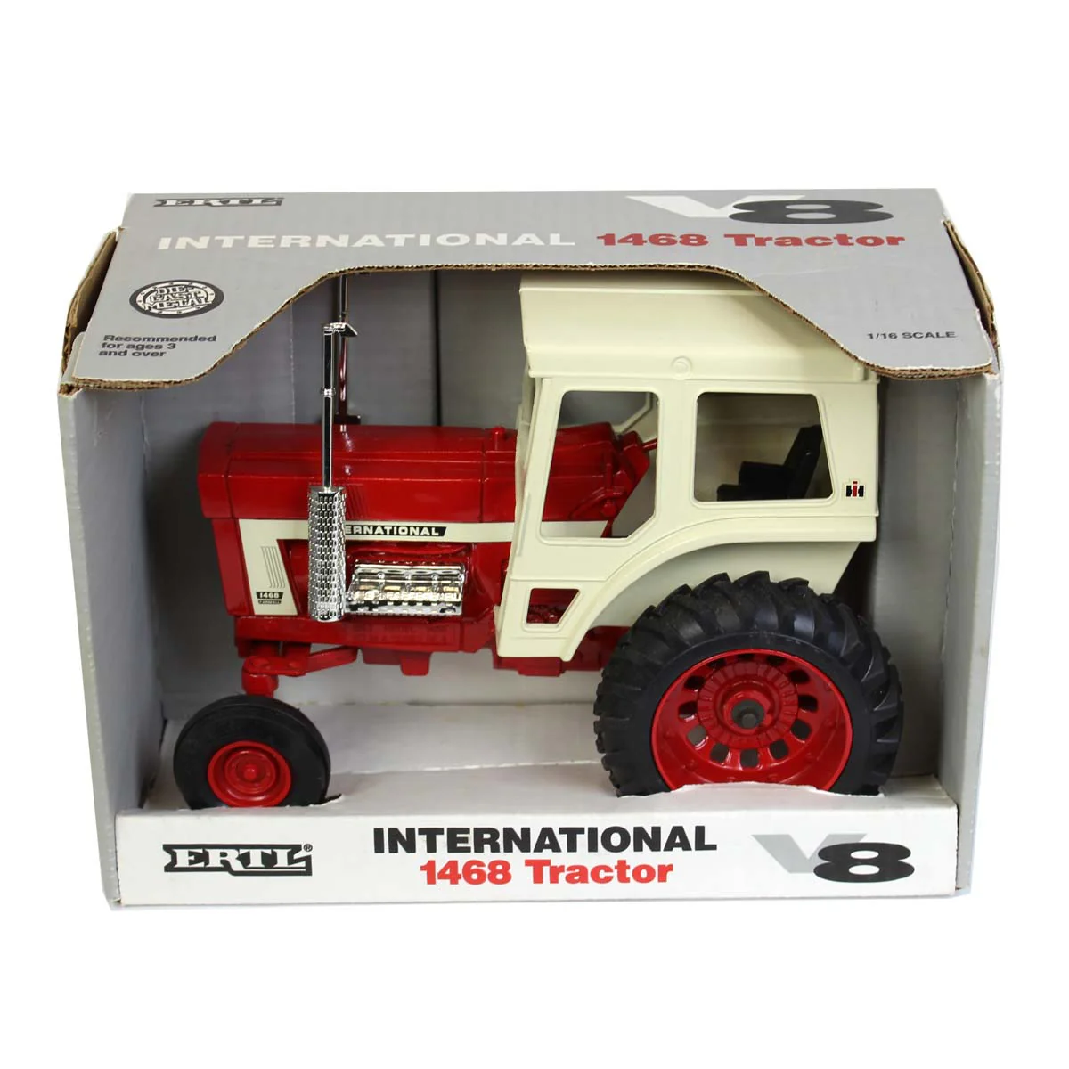 1/16 International 1468 White Cab, 1st of 4 in ERTL V8 Series
