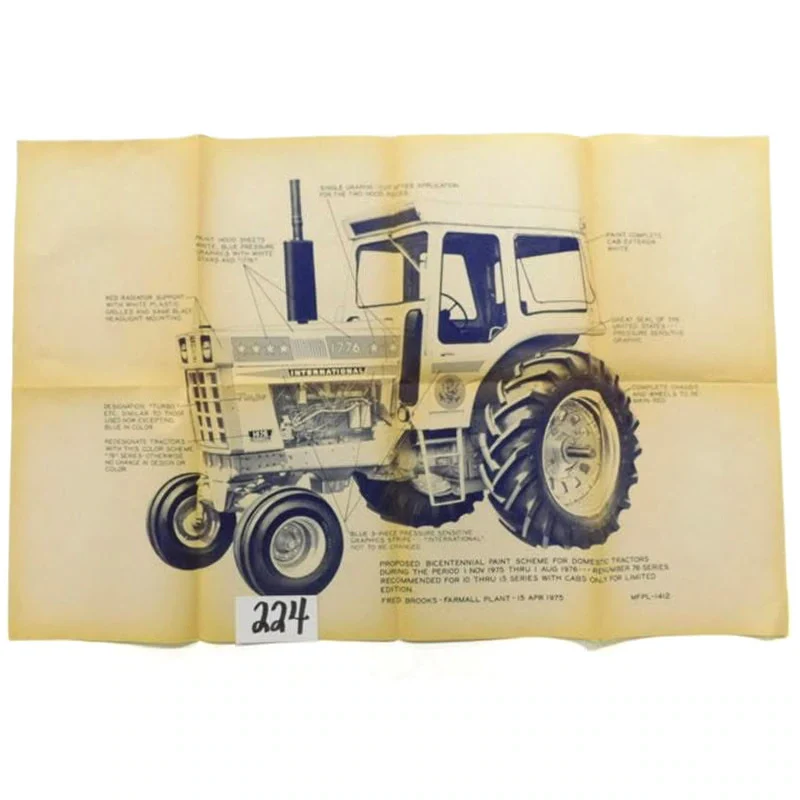 1/16 International 1476 Stars & Stripes 1776 Tractor by ERTL, USA 250 - Image 2