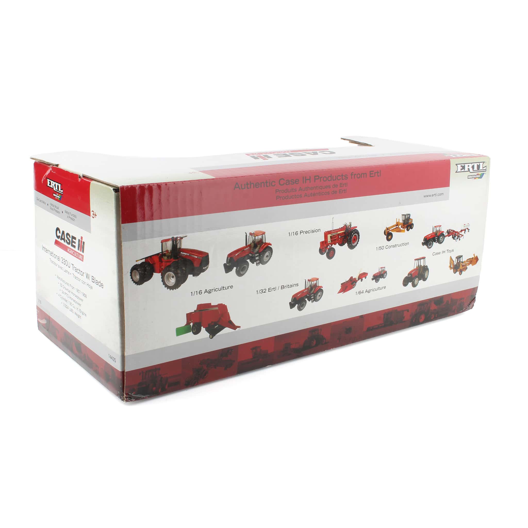 1/16 International 330 Utility Tractor with Rear Blade by ERTL - Image 2
