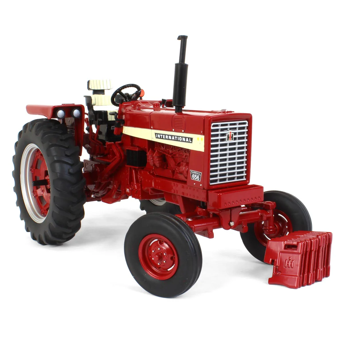 1/16 IH Farmall 656 Row Crop Diesel Tractor, ERTL Prestige Collection - Image 2