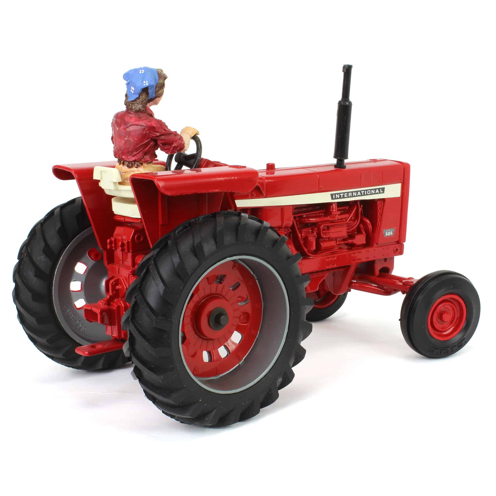 1/16 International 826 Tractor with Lowell Davis Figurine, Foxfire Farm Miss Charlotte - Image 3