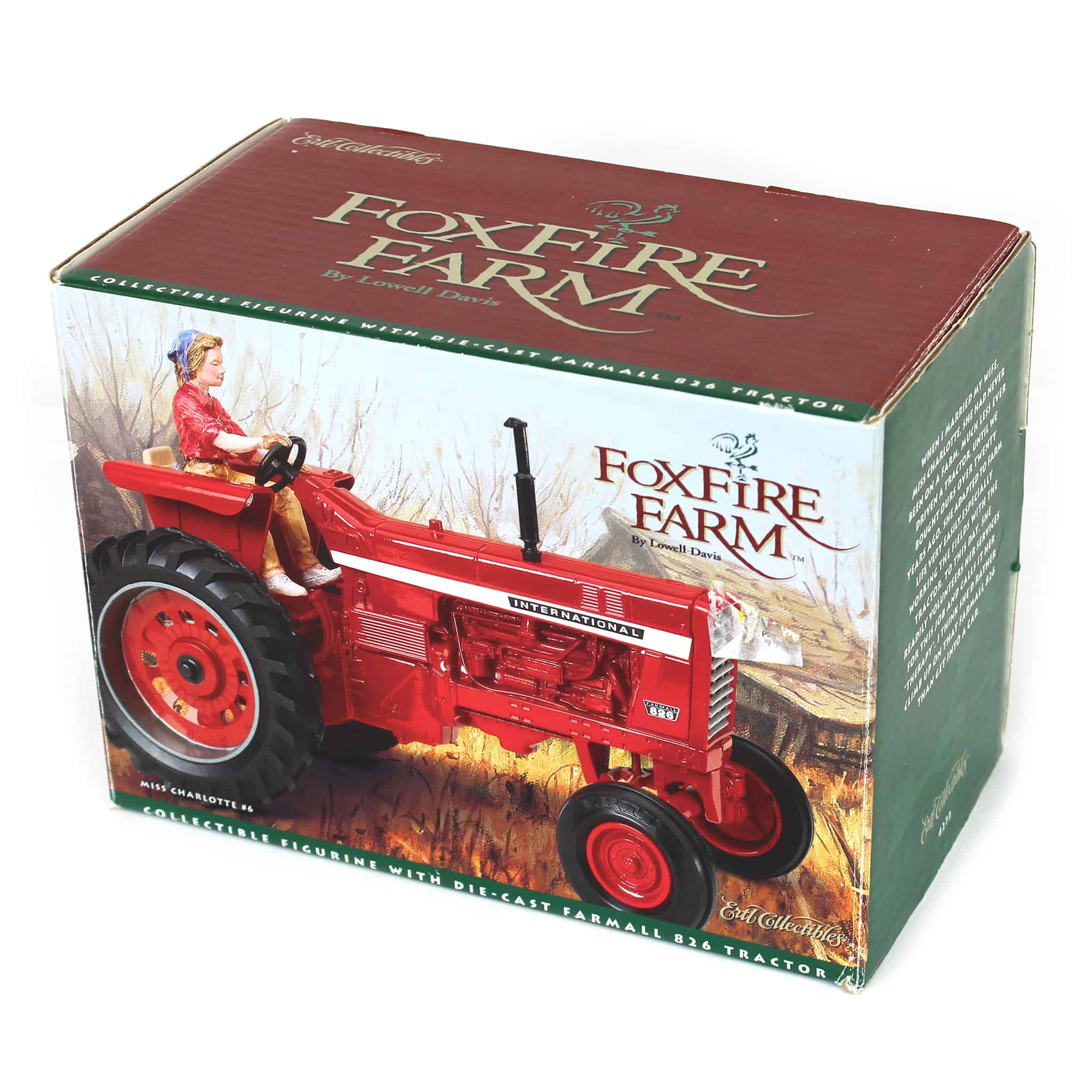 1/16 International 826 Tractor with Lowell Davis Figurine, Foxfire Farm Miss Charlotte - Image 5