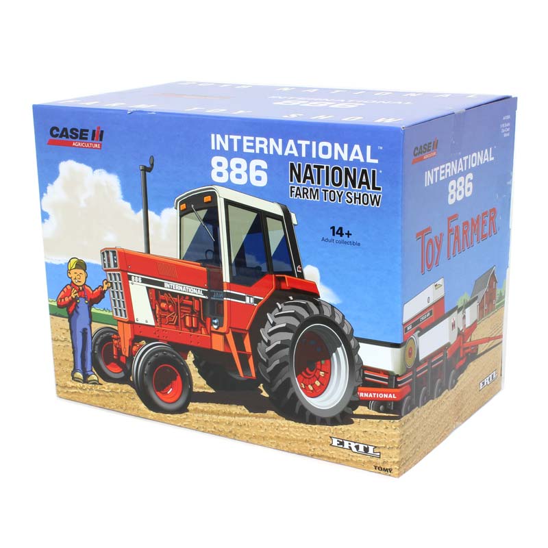 1/16 International 886 Tractor with Cab by ERTL, 2018 National Farm Toy Show - Image 6