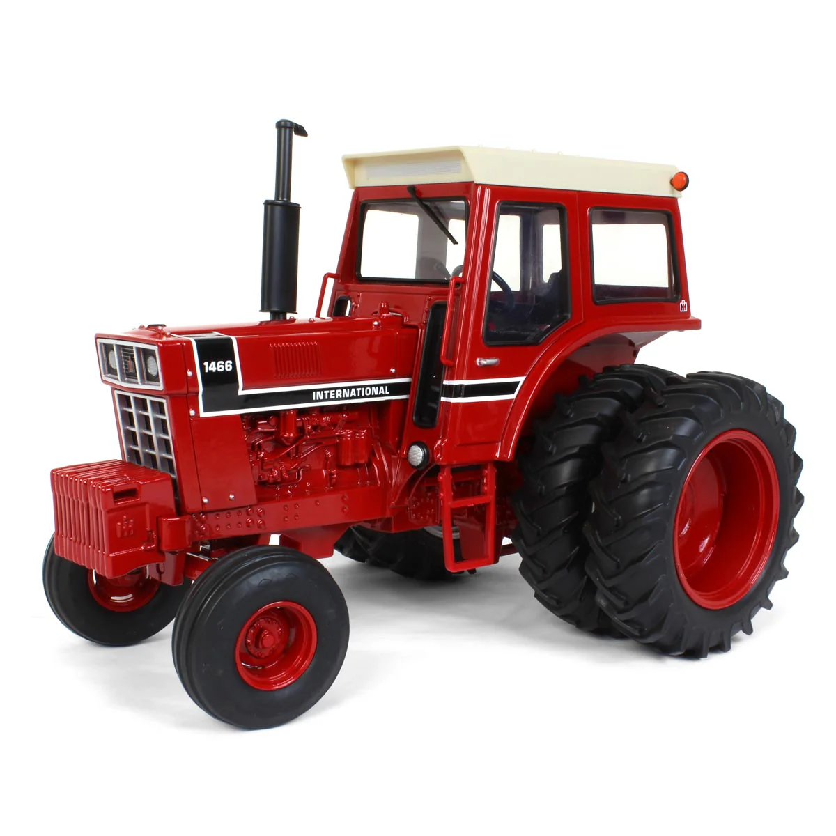 1/16 International Harvester 1466 Black Stripe 2WD Tractor with Cab & Rear Duals, ERTL Prestige Collection
