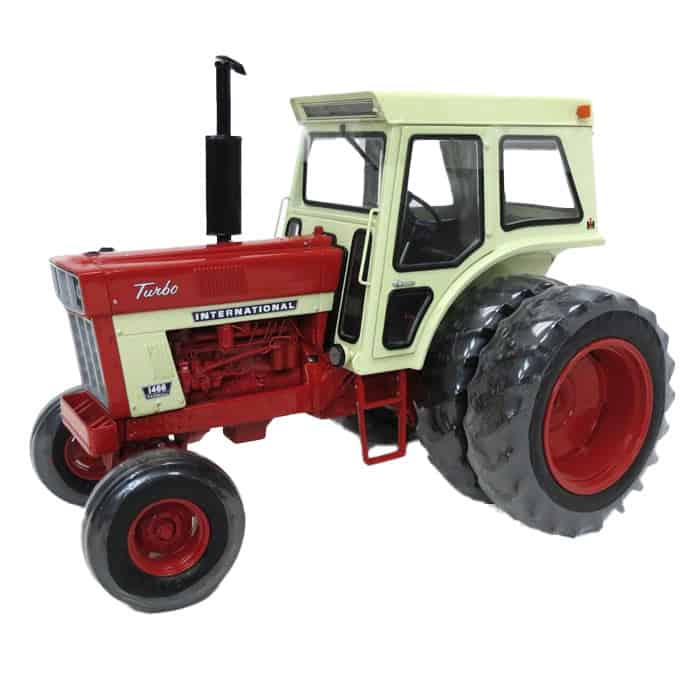 1/16 International Harvester 1466 Turbo Tractor with White Cab and Duals, Precision Series #18 by ERTL
