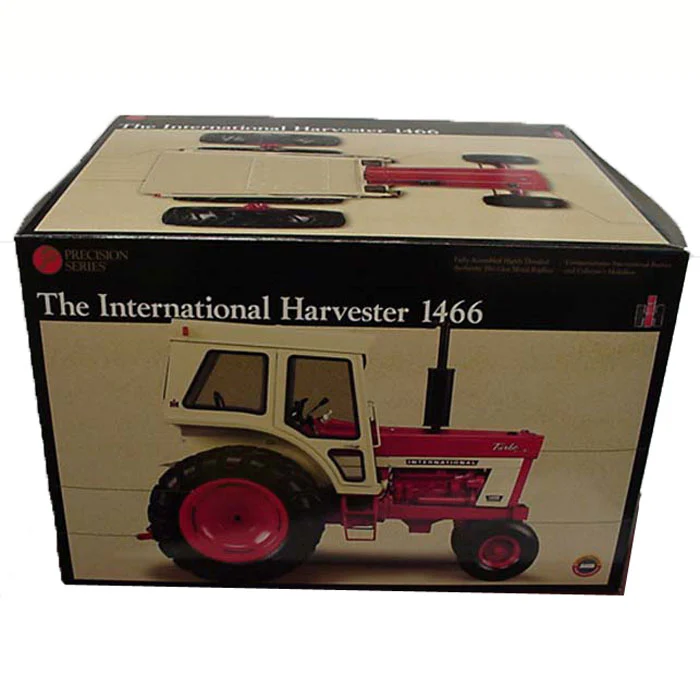 1/16 International Harvester 1466 Turbo Tractor with White Cab and Duals, Precision Series #18 by ERTL - Image 3