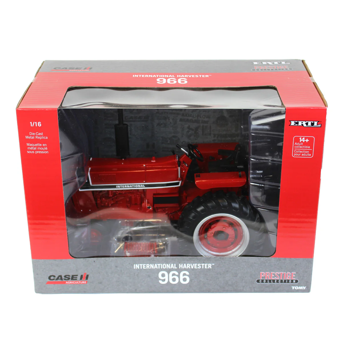 1/16 International Harvester 966 Black Stripe Tractor with Narrow Front, ERTL Prestige Collection - Image 6