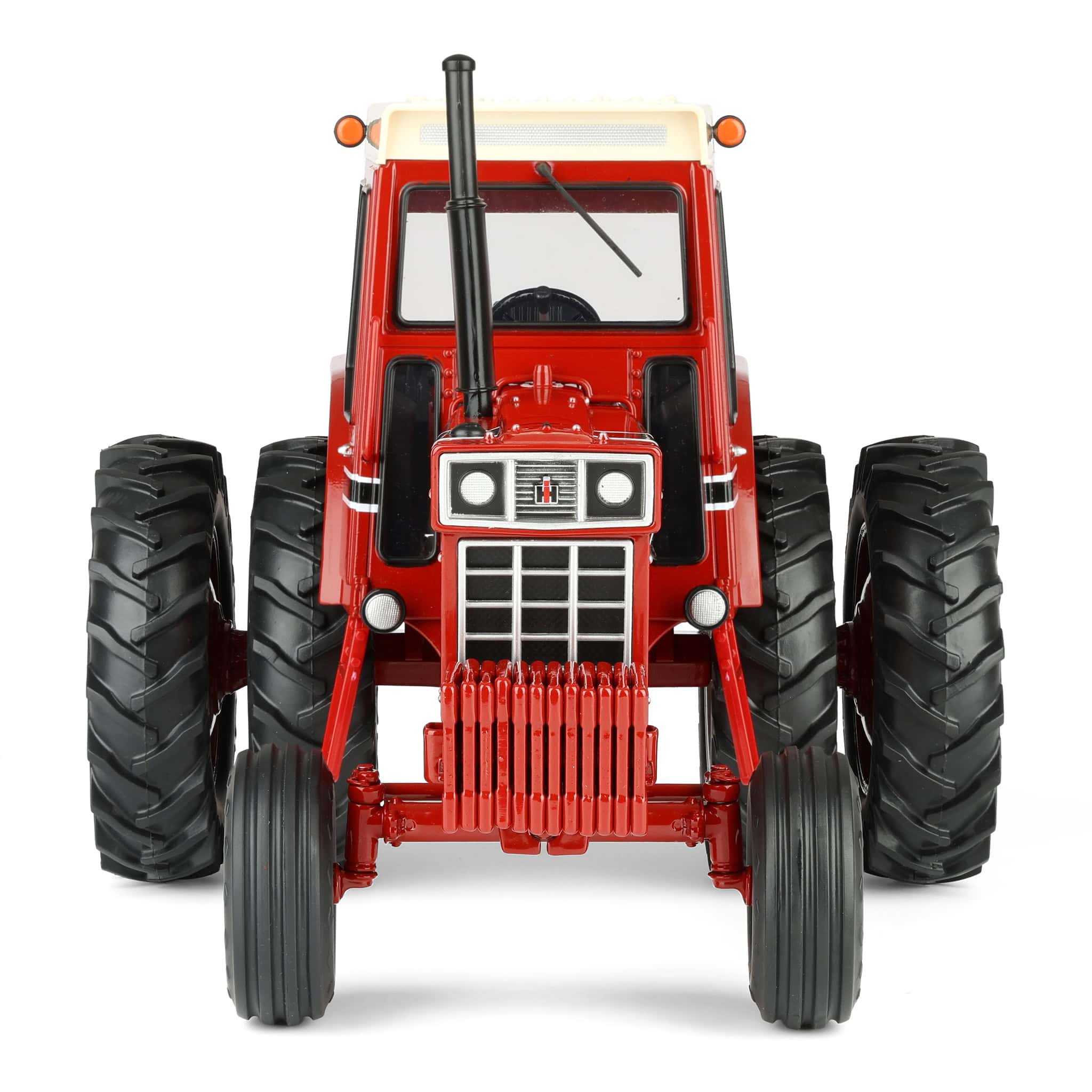 1/16 International Harvester 966 Black Stripe Tractor with Cab & Duals, 50th Anniversary, ERTL Prestige Collection - Image 6