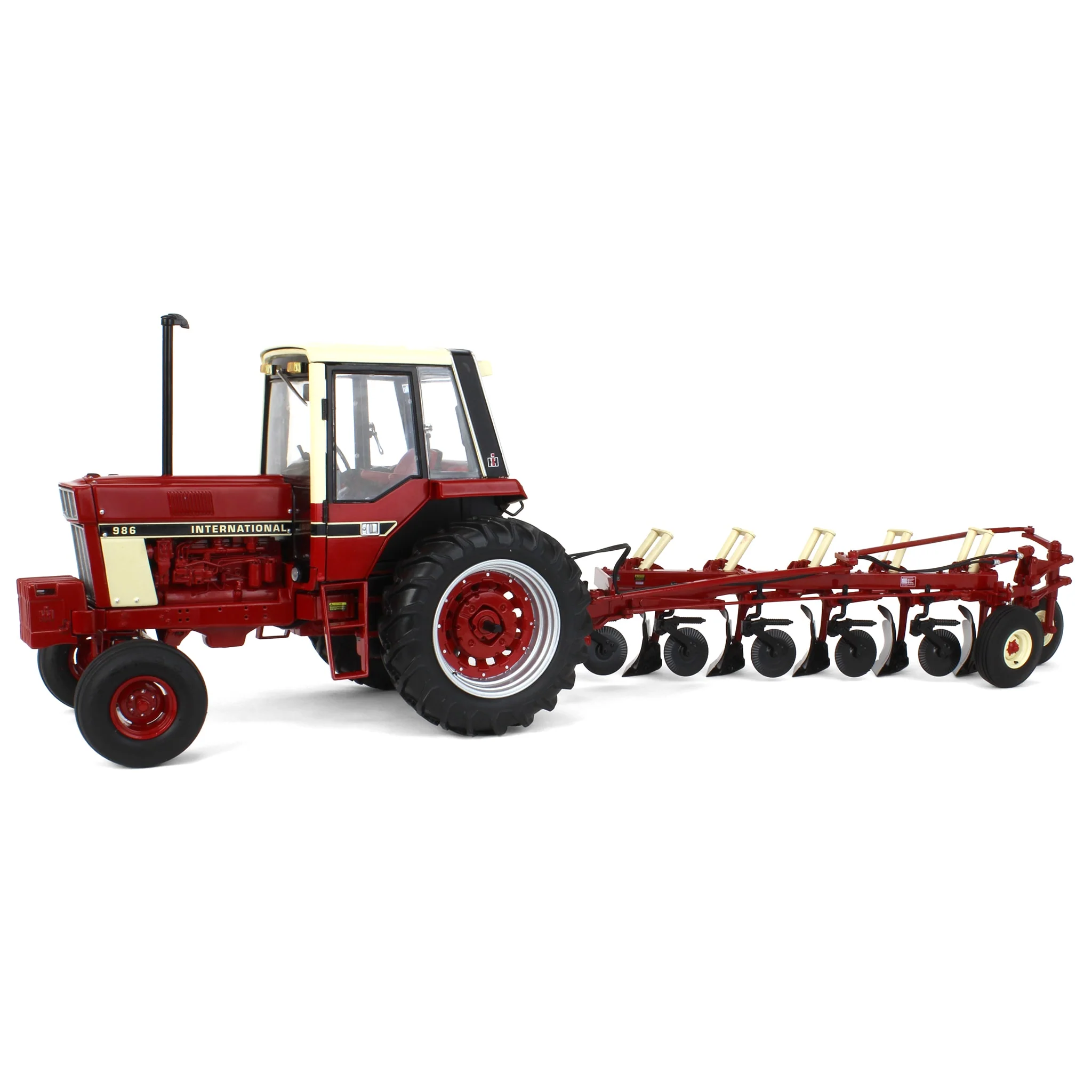 1/16 International Harvester 986 Tractor with Cab & 720 Plow, ERTL Precision Heritage Series - Image 2