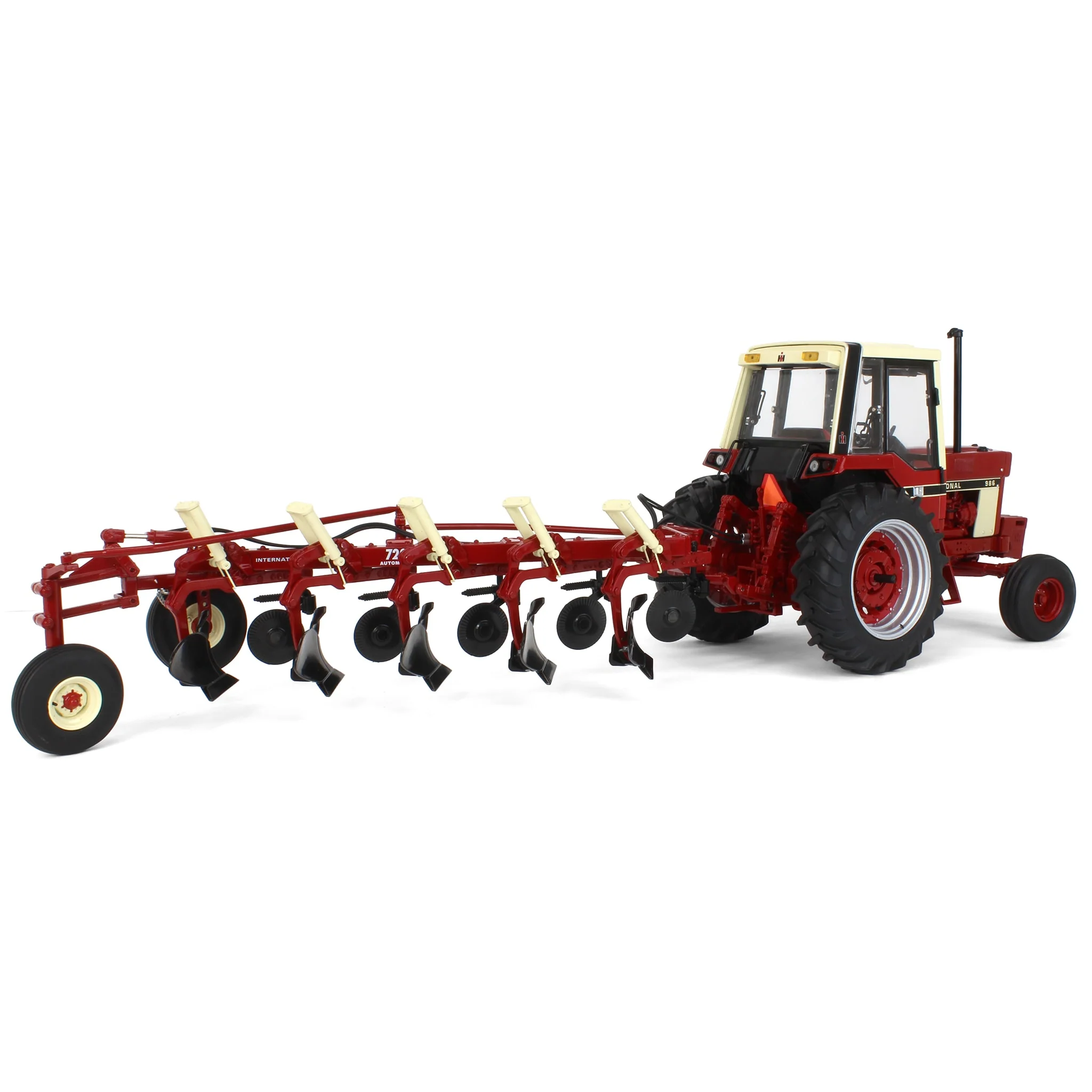 1/16 International Harvester 986 Tractor with Cab & 720 Plow, ERTL Precision Heritage Series - Image 7