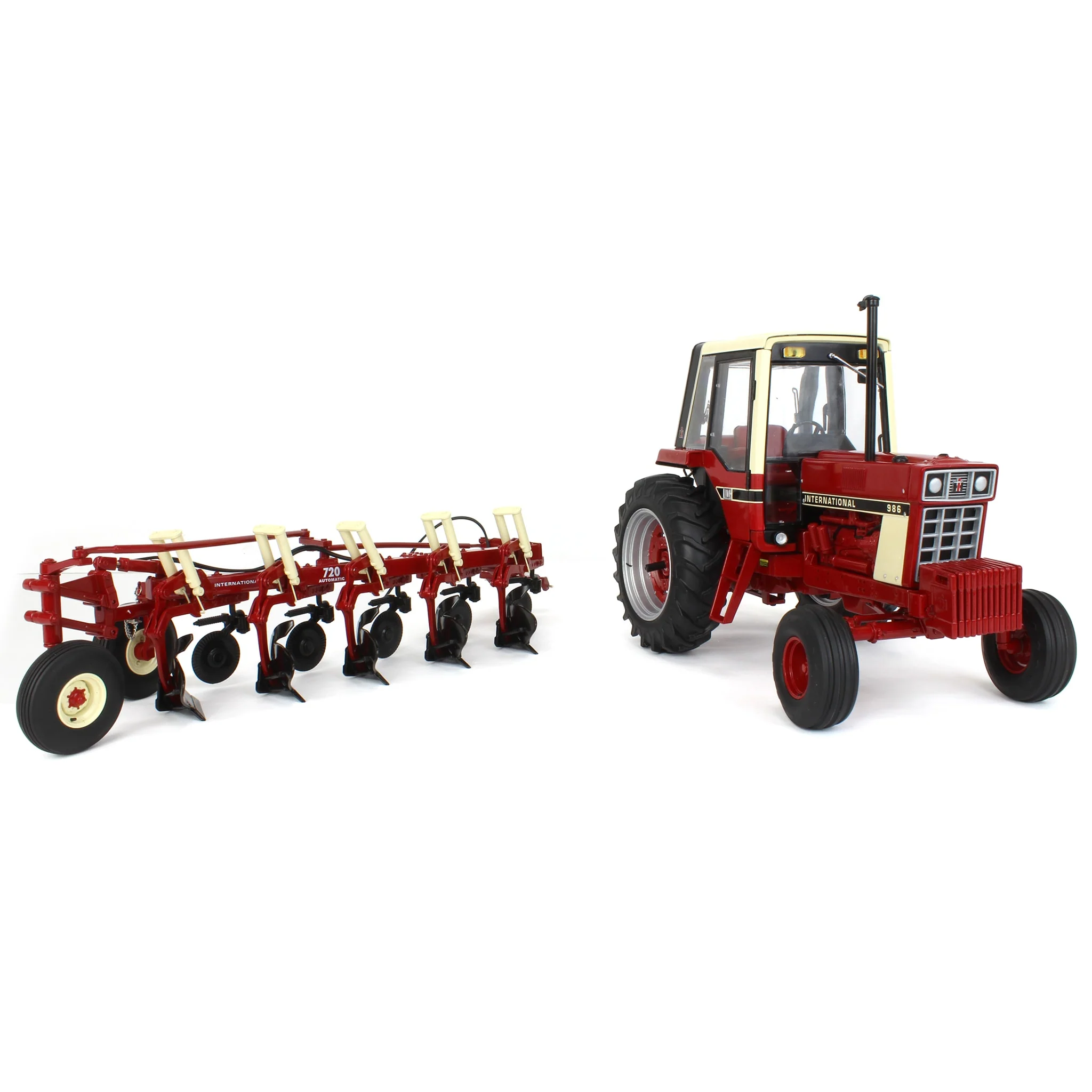 1/16 International Harvester 986 Tractor with Cab & 720 Plow, ERTL Precision Heritage Series - Image 8