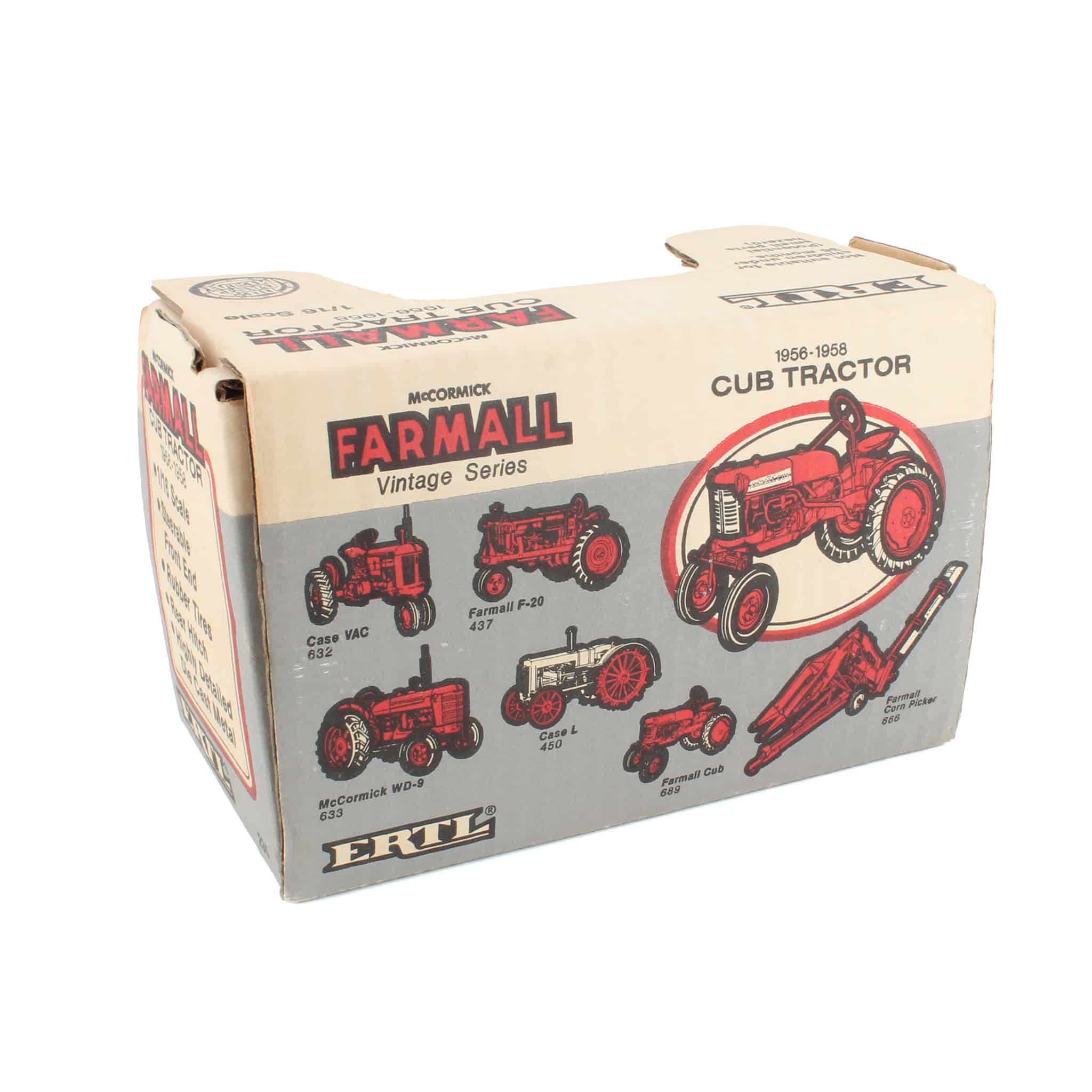 1/16 International Harvester Farmall Cub Tractor, 1956-1958 by ERTL - Image 2