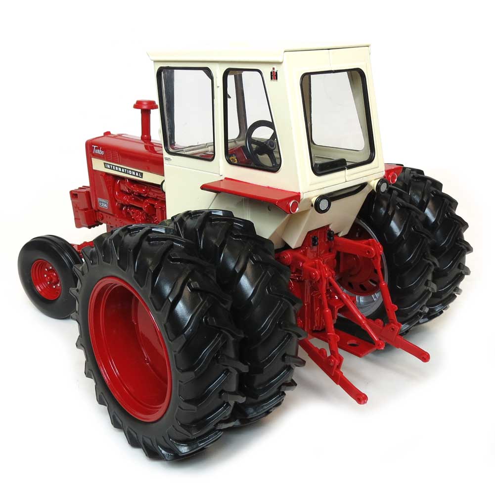 1/16 International 1256 Turbo Tractor with Ice Cream Box Cab & Duals by ERTL, 50th Anniversary Collector Edition - Image 4