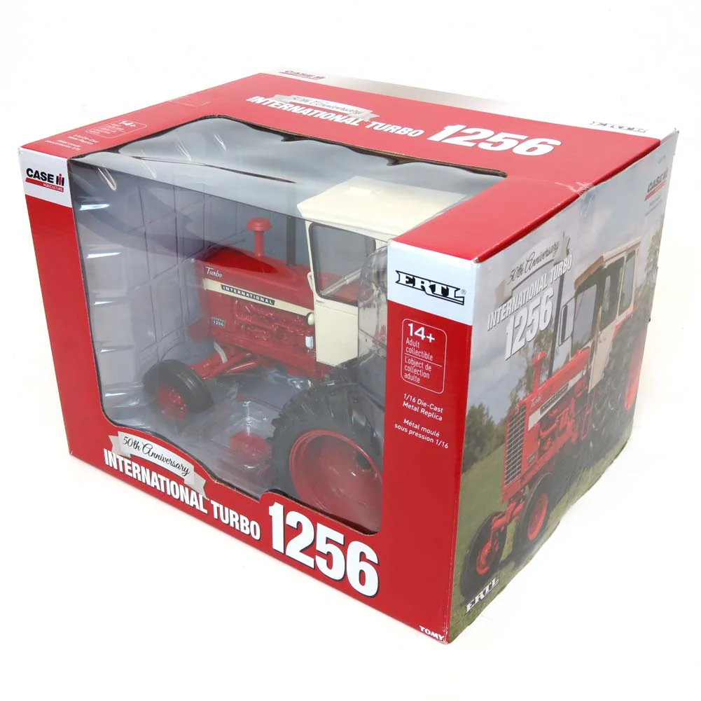 1/16 International 1256 Turbo Tractor with Ice Cream Box Cab & Duals by ERTL, 50th Anniversary Collector Edition - Image 8