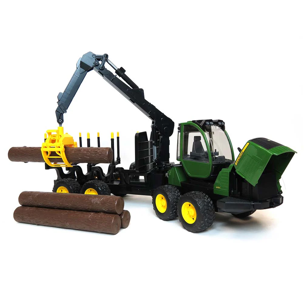 1/16 John Deere 1210E Log Forwarder with Logs by Bruder - Image 7