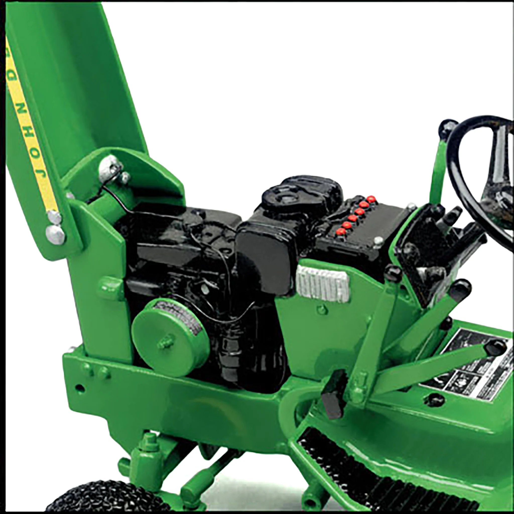 1/16 John Deere 140 with Four Attachments, ERTL Lawn & Garden Precision Series #2 - Image 4
